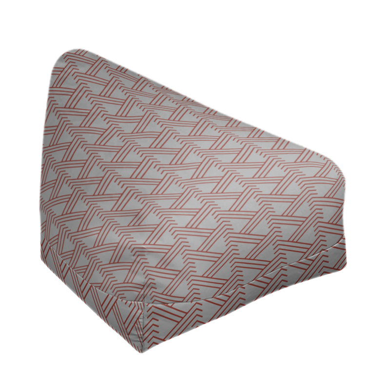 Housse de sac de pois classic, H 27 po x L 30 po x P 25 po, Gris et rouge, Pas de bourre