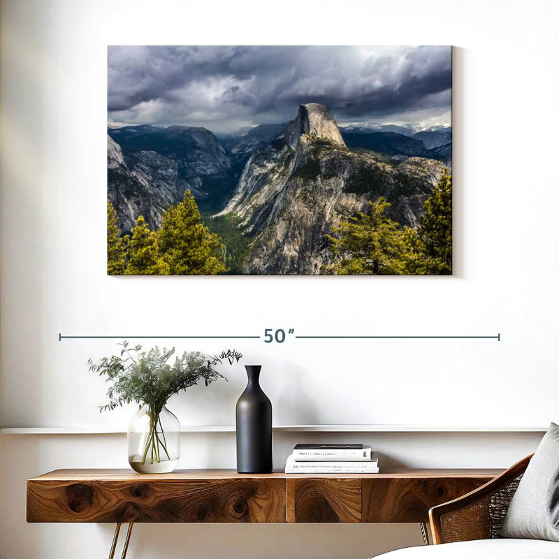 Alvord Storm Over Half Dome, 26" H x 39" W