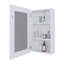 Armoire à pharmacie blanche avec miroir inclus-237031083
