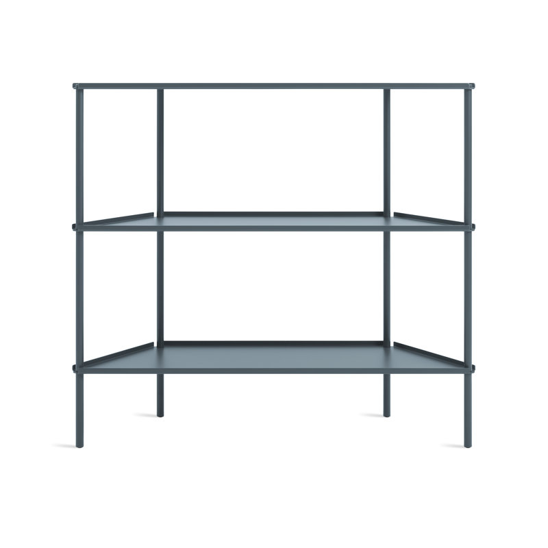 Not for Nothing 34" H x 38" W x 13 D" Shelving Unit, Marine Blue