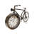 Roman Numeral Stainless Steel Quartz Movement / Crystal Tabletop Clock in Bronze