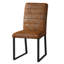 2 chaises de bureau en cuir, mousse, structure en fer, support ergonomique, facile à assembler pour deux personnes, pieds robustes, plusieurs couleurs-118882013