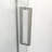 Shower Door 34-1/8" x 72" Semi-Frameless Neo-Angle Hinged Shower Enclosure, 5/16 in. (8mm), Brushed Silver
