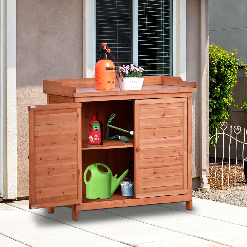 TOPMAX Outdoor 39" Potting Bench Table