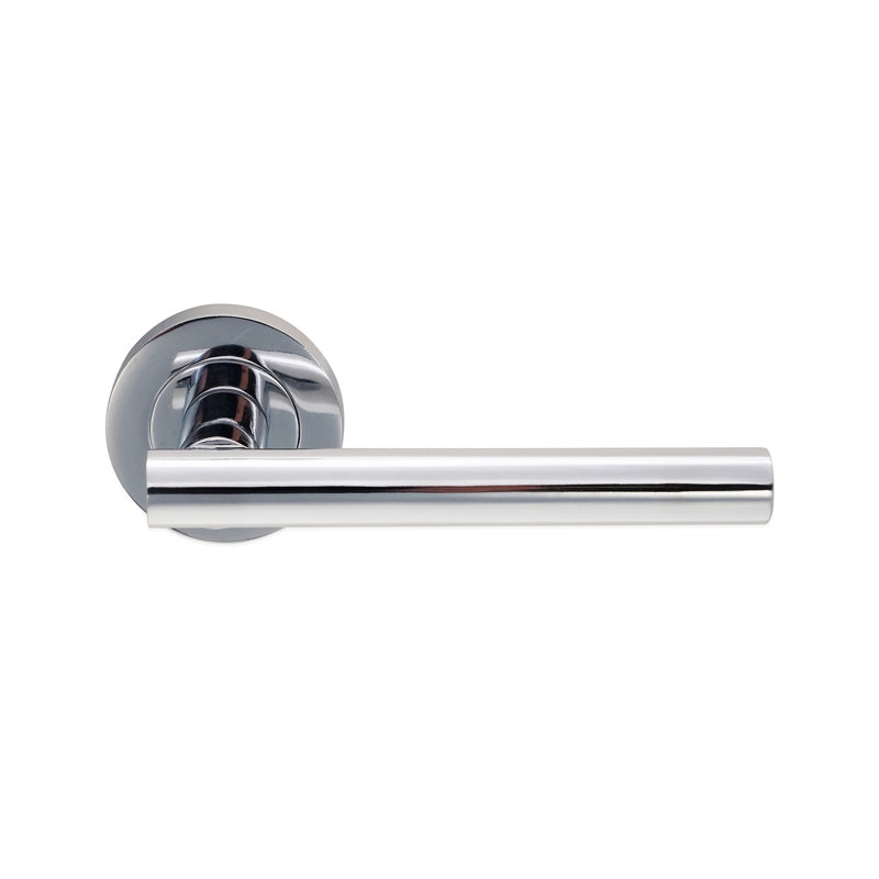 Jura Lever Door Handle, Polished Chrome