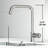 Cass Industrial 14 in. H Single Handle Kitchen Bar Faucet-88469128