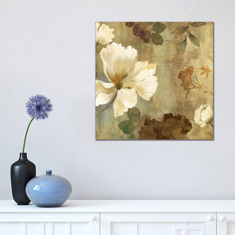 Golden Space II by Asia Jensen - Wrapped Canvas Painting, 45.72 cm H x 45.72 cm W x 3.175 cm D