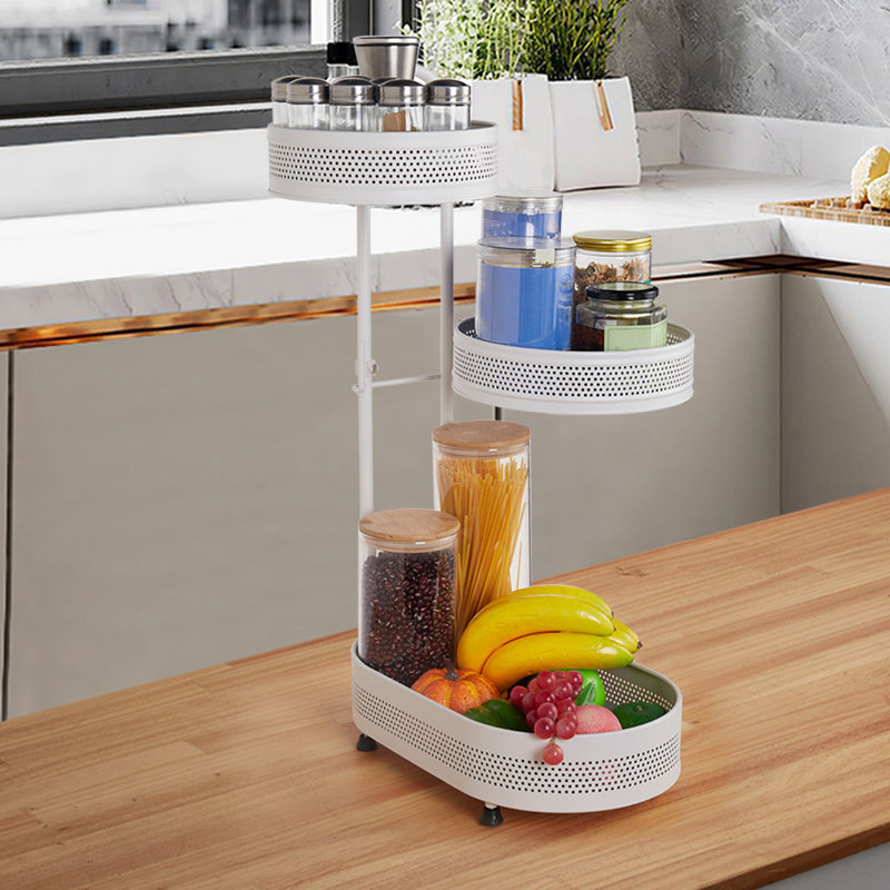 Hayons Freestanding Spice Rack, White