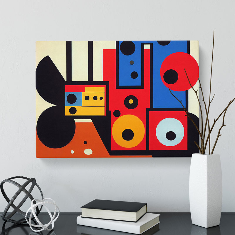 Boombox Abstract Vol.2 - Wrapped Canvas, 35cm H x 50cm W x 3cm D
