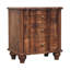 Solid Wood Rectangle Accent Cabinet