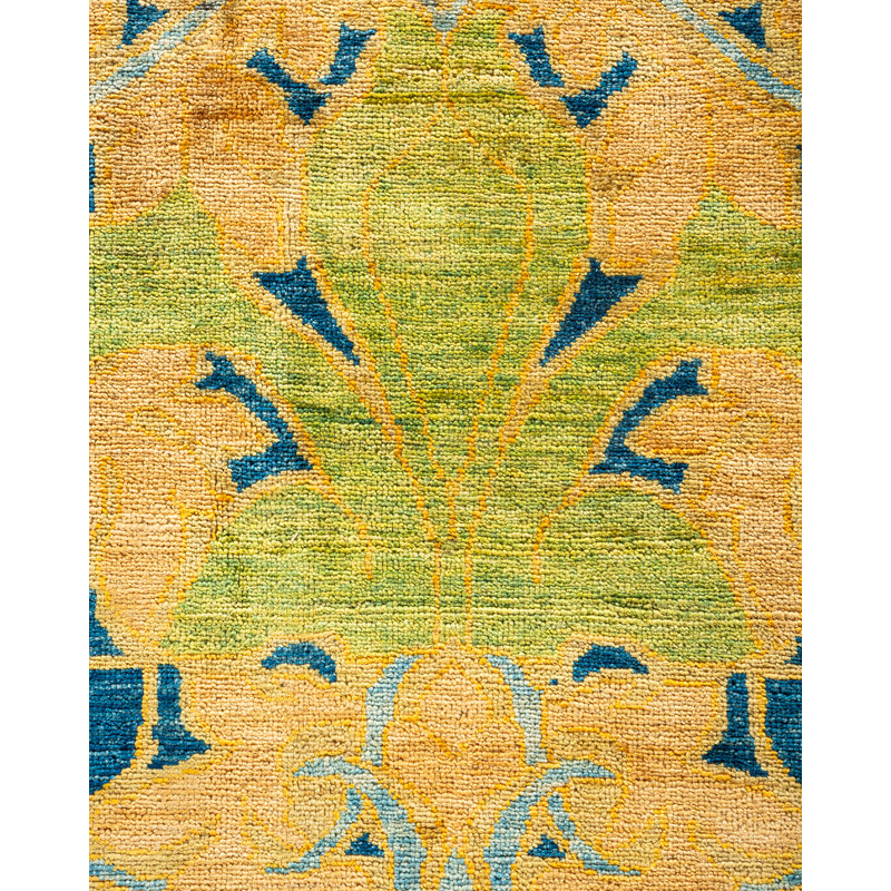 Arts & Crafts One-of-a-Kind 12'1" x 17'4" Hand Knotted Area Rug
