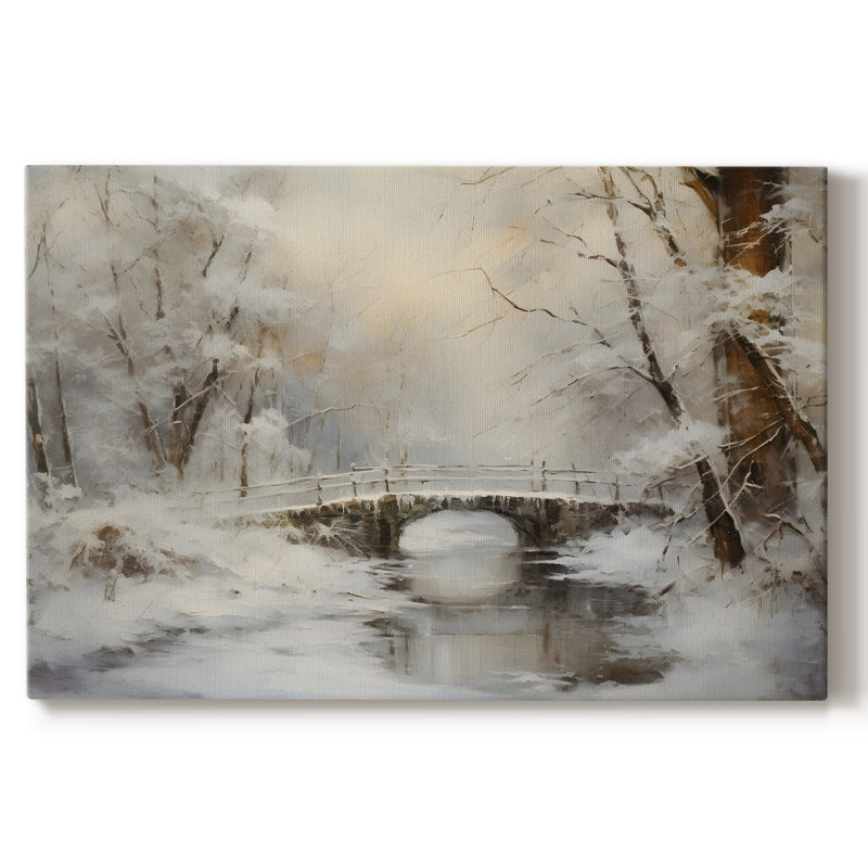Paysage rétro -DCCDIXIX, H 33 po x l 49 po x P 1,5 po, Toile tendue