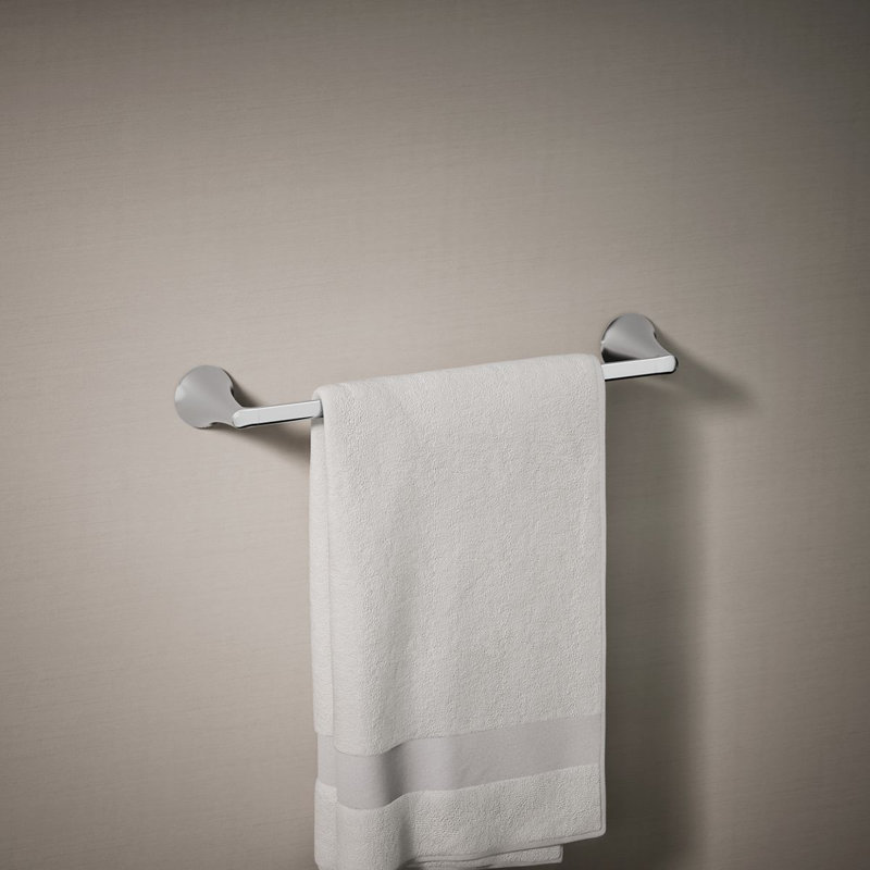 Barre à serviettes Buckley, 3,68 po H x 20,43 po L x 3,68 po P, Chrome poli