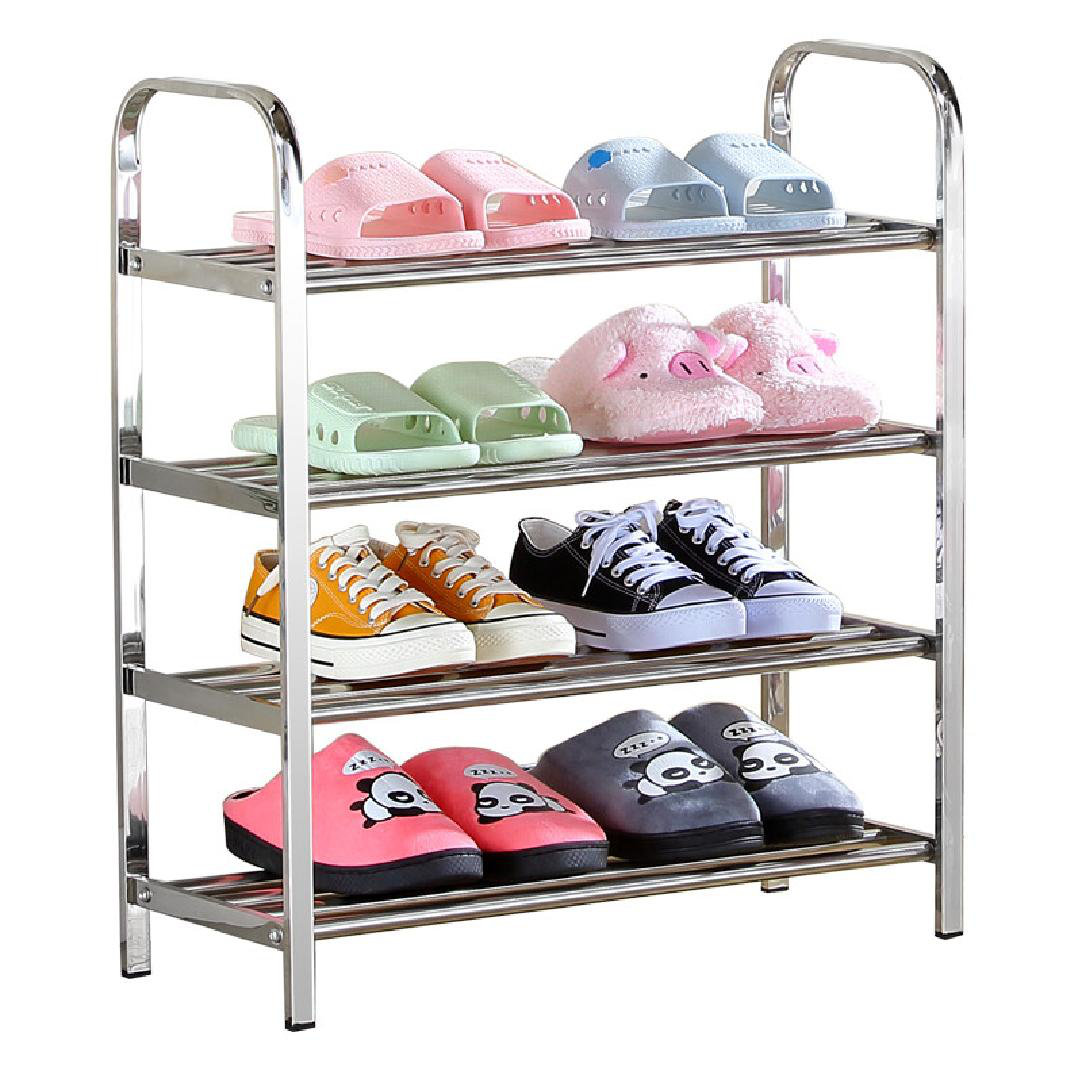 8 Tier Heavy Duty Metal 58 Pair Shoe Rack Rebrilliant