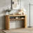 Console Table with Fluted Legs - Farmhouse Entryway Sofa Table-831300281