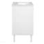 Ensemble de meuble-lavabo sur pied 20 po avec lavabo en céramique, ensemble de meuble-lavabo simple autoportant avec porte à fermeture douce, 20 po-1694768434
