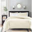 Ensemble de courtepointe réversible crème pour lit simple/lit simple XL