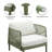 Patio Furniture 5 - Person Patio Conversation Set with Cushions