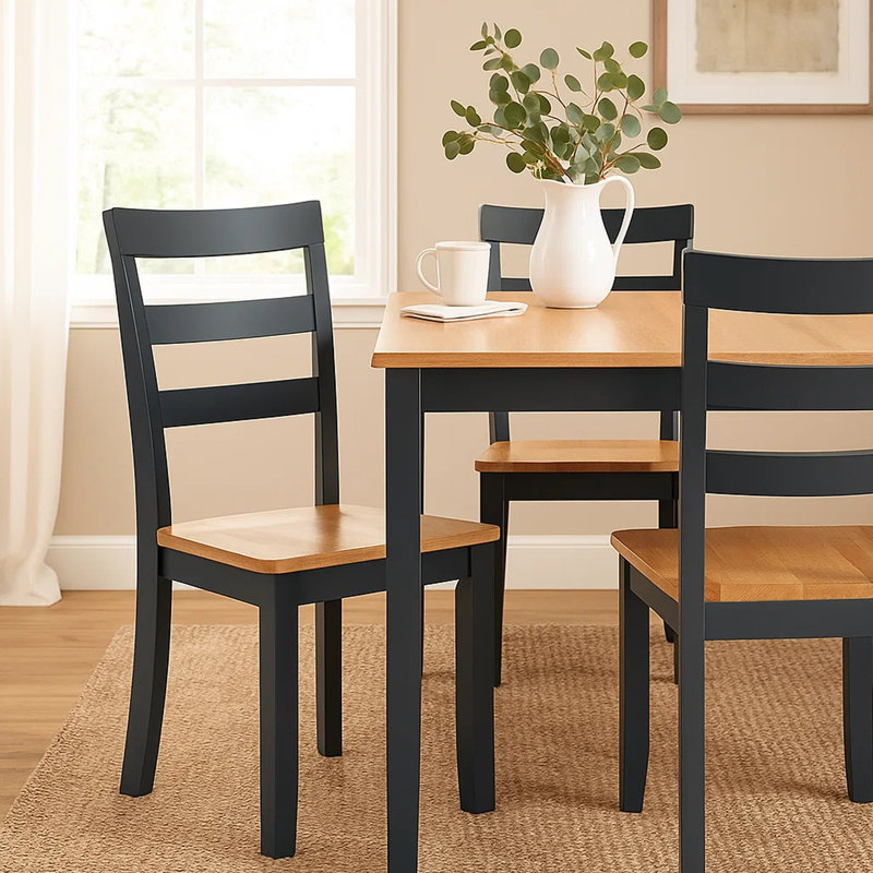 Ensemble de 2 chaises d'appoint Gasy, Bleu