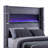 Haven Grey Upholstered Queen Bed