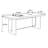 Household rectangular rock plate dining table-110022125