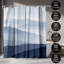 Rideau de douche 71 "x 74", Blue Mountain par Tanya Shumkina