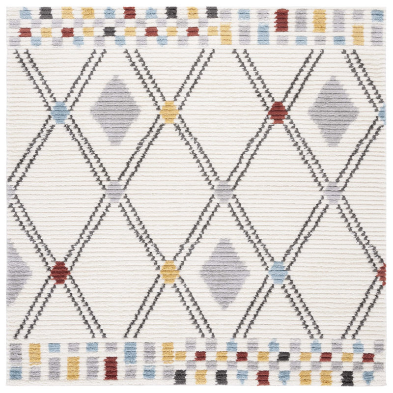 Kerrin Performance Southwestern Rug, Square 6'7"