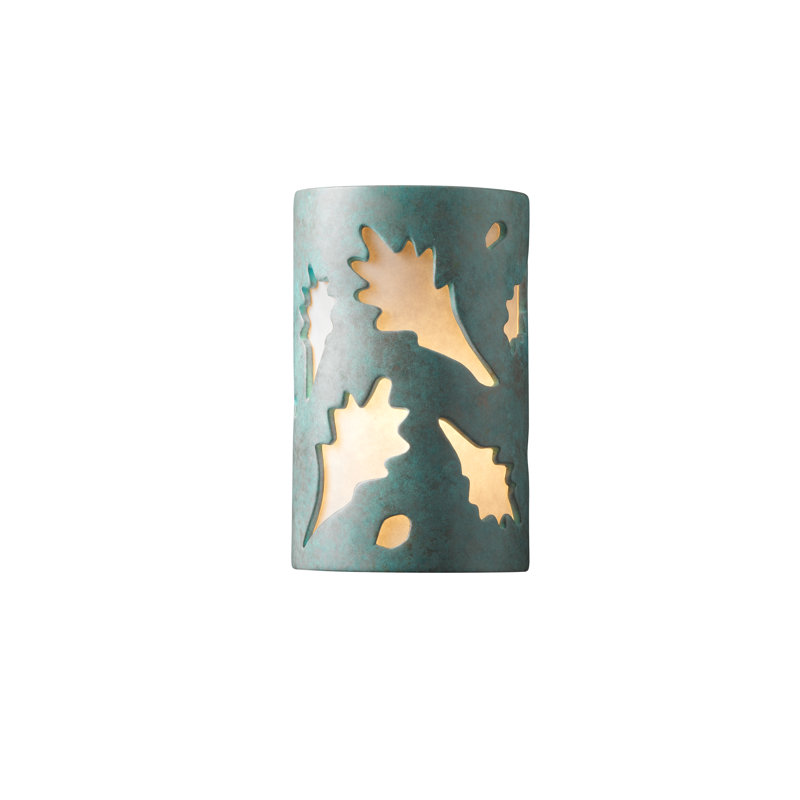 Azar Ceramic LED Wall Light, LED, 12.5" H x 7.75" W x 6.25" D