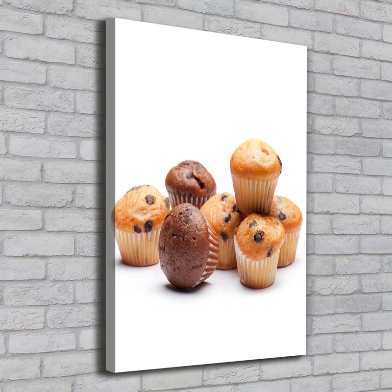 Cupcakes 1 Piece Wrapped Canvas Wall Art
