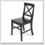 Chaises de salle à manger en bois d'acacia, siège noir, durable et élégant pour les maisons modernes et les expériences de repas confortables-1375661465