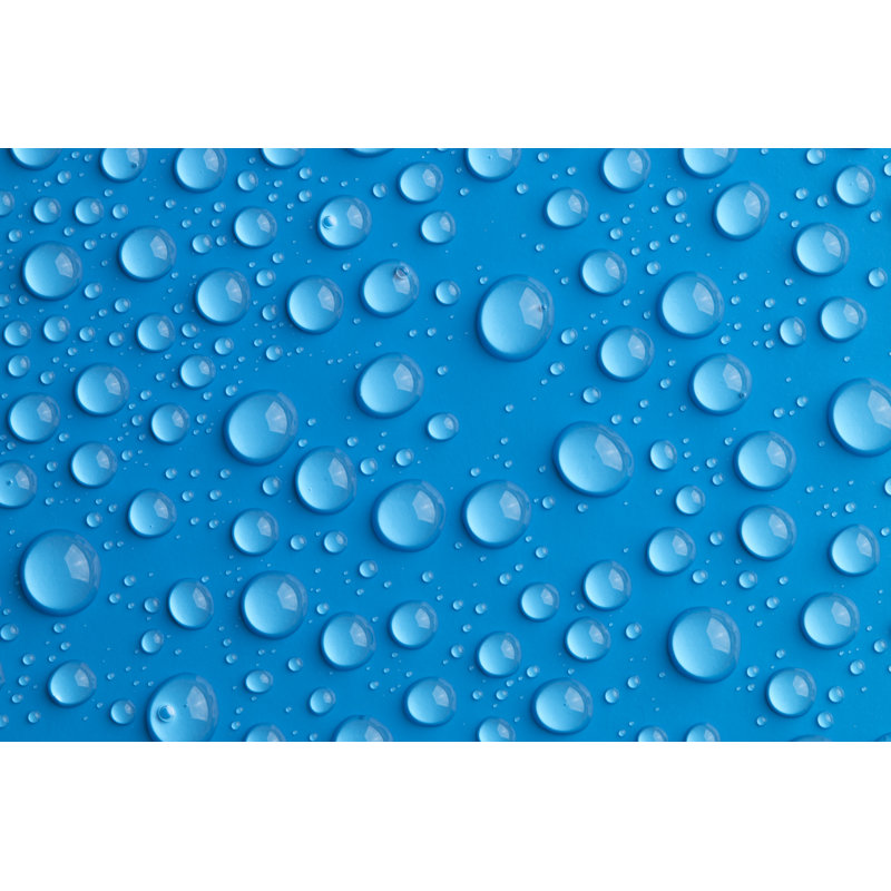 Water Drops - Wrapped Canvas Print, 20cm H x 30cm W x 3.8cm D