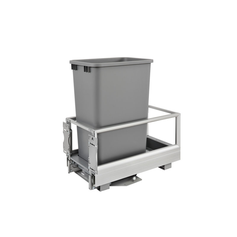 Rev-A-Shelf Pull Out Kitchen Trash Can Soft-Close, 24.25" H x 10.75" W x 22" D