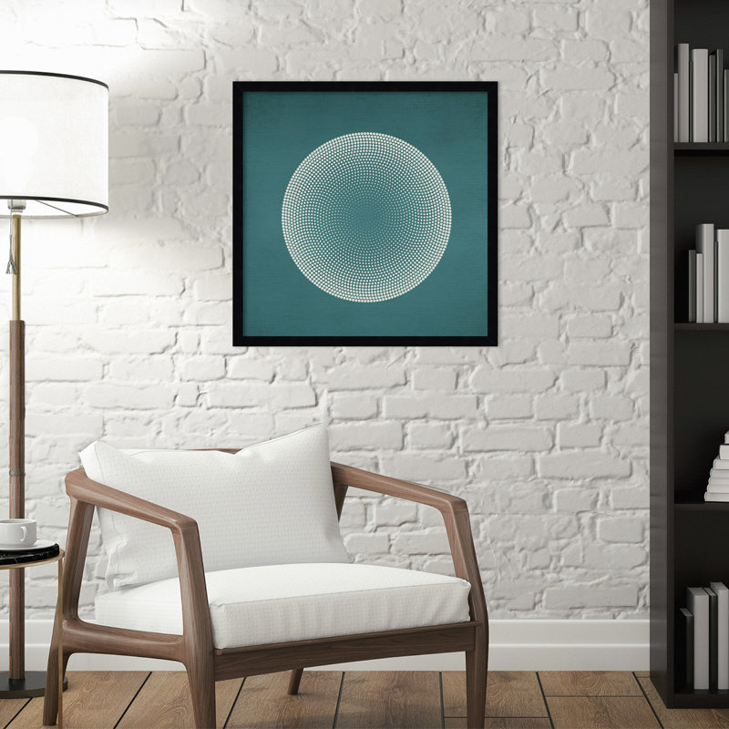 Circles by Incado, Black, 21" H x 21" W x 1" D