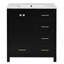 Meuble-lavabo 30 po avec lavabo en céramique-414485444