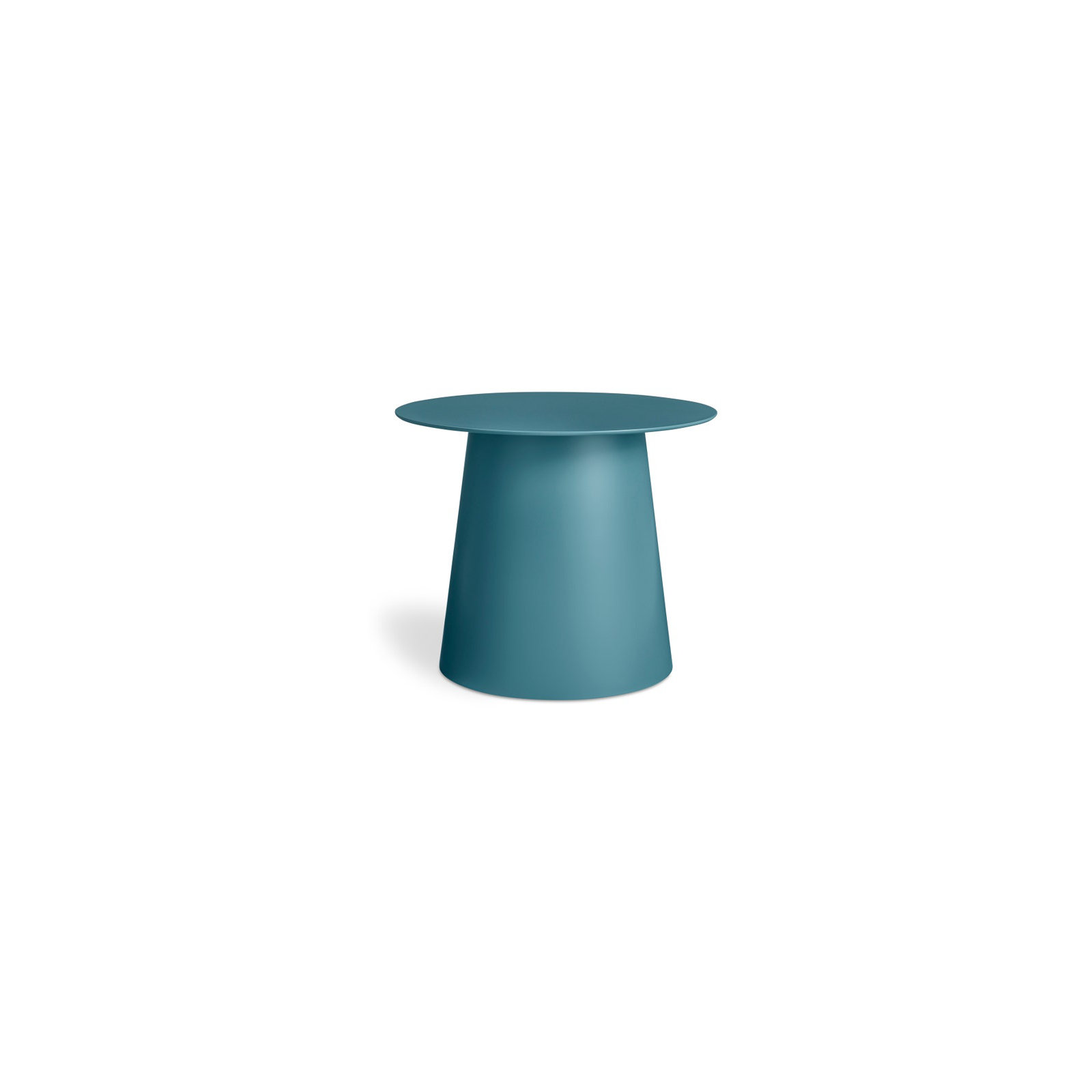 Circula Single End Table, Marine Blue, 12" H x 15" W x 15" D