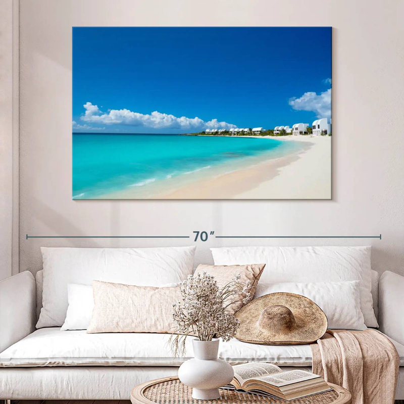 Gillard Anguilla White Beach, H 34 po x l 51 po