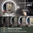 Epperly LED Round Bathroom Mirror with Bluetooth Dimmable Brightness Anti-fog Function-1777631660