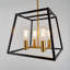 Lustre Mid-Century moderne 17 histoires Thela, argent-2053256119