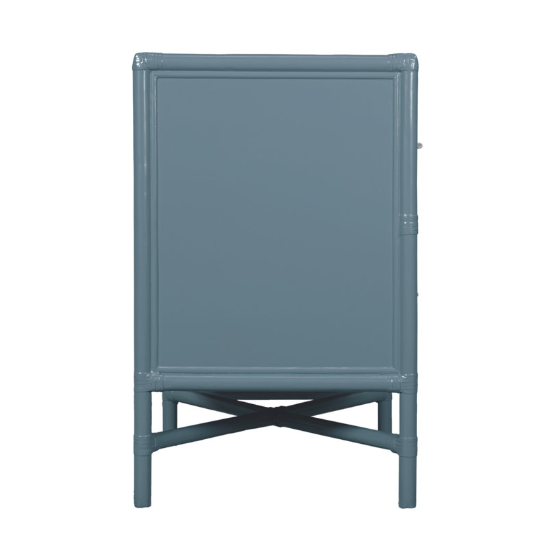 Venice 4 Drawers 54" W Double Dresser, Regatta Blue