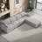 Mynyr Corduroy Sectional-1063852761