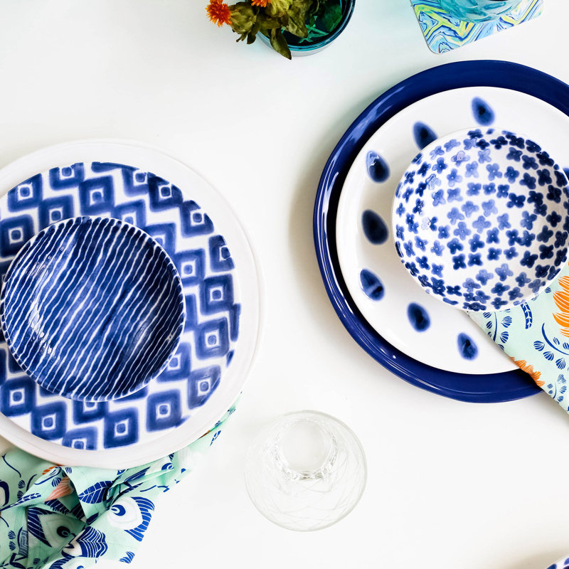 Santorini Handmade Earthenware Condiment Server