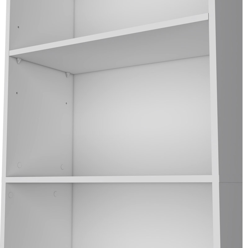 5-shelf Bookcase - Efficient Storage Option. . Fits Contemporary Interiors In Spacious Solution. Enhances Room Utilization