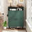 Chea Shoe Storage Cabinet with Adjustable Shelves (Dark Blue Color)-900705771-888213395