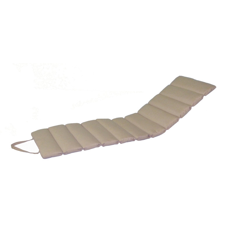 Sunbrella Outdoor 2.5'' Chaise Lounge Seat / Back Cushion, Sand