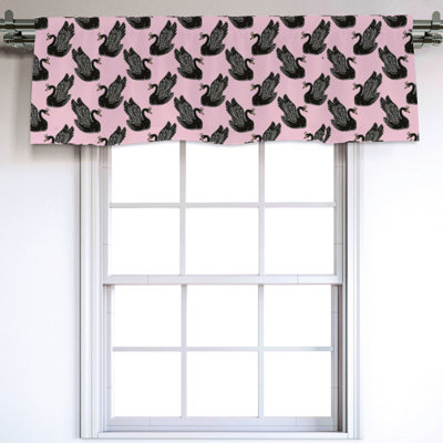 Sateen Ruffled Window Valance