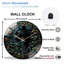 Horloge murale en verre 12 po Jungle