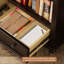Black-brown Solid Wood Display Cases-120734870