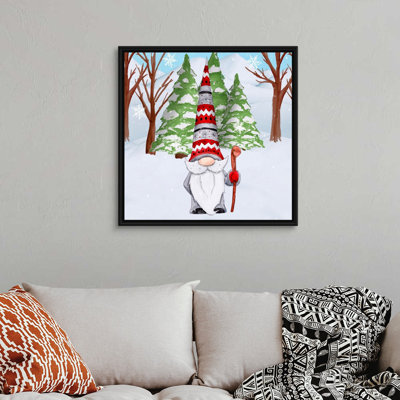 «Fun Hat Gnoming Around I», peinture sur toile tendue