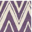 Tapis décoratif ivoire / violet en laine touffeté à la main Sanyla-666458368