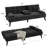Aldiana 64.2" Convertible Futon Upholstered Sofa Bed-1441701987